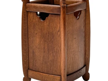 Jac. van den Bosch Art Deco Amsterdamse School Litter Basket 't Binnenhuis